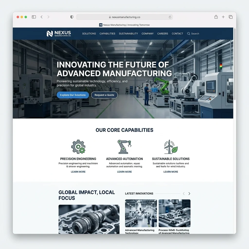 Website corporate Modern
